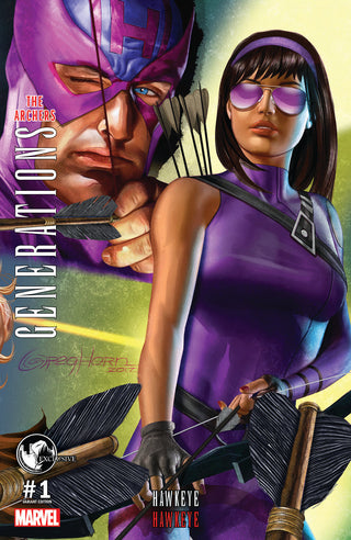 Generations Hawkeye & Hawkeye #1 Unknown Comics Greg Horn Exclusive Cover A Variant