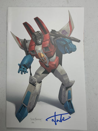 Transformers #18 Unknown Comics Tyler Kirkham Virgin Variant - Signed By Tyler Kirkham!