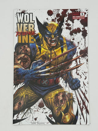 Wolverine: Revenge - Red Band #5 Unknown Comics Tyler Kirkham Convention Exclusive Variant - Explicit Content Polybagged - Signed by Jonathan Hickman!