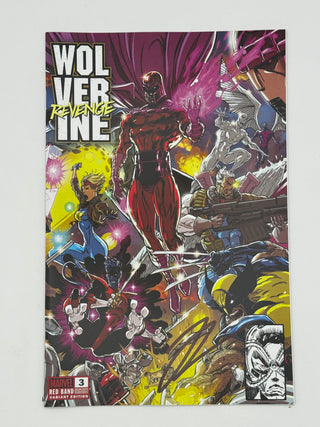 Wolverine: Revenge - Red Band #3 Unknown Comics Andrews Convention Exclusive Variant - Explicit Content Polybagged - Signed by Jonathan Hickman!
