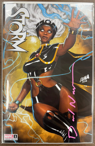 STORM #1 UNKNOWN COMICS DAVID NAKAYAMA EXCLUSIVE VARIANT SIGNED WITH COA BY DAVID NAKAYAMA