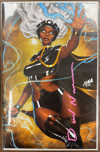 STORM #1 UNKNOWN COMICS DAVID NAKAYAMA EXCLUSIVE VIRGIN VARIANT SIGNED BY DAVID NAKAYAMA WITH COA