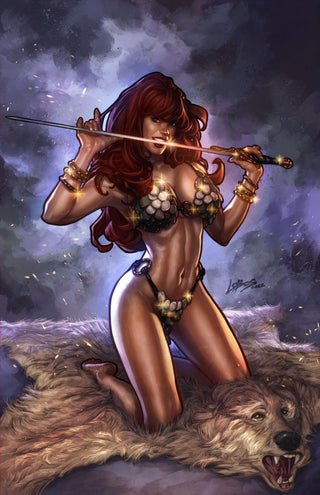 Immortal Red Sonja #4 Lobos Exclusive Virgin Variant