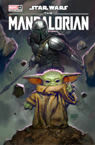 Star Wars: The Mandalorian Season 2 #4 Unknown Comics Ryan Brown Exclusive Variant