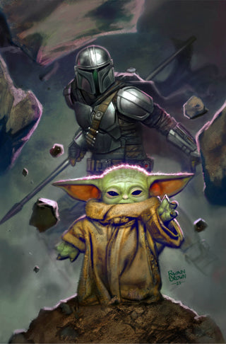 Star Wars: The Mandalorian Season 2 #4 Unknown Comics Ryan Brown Exclusive Variant - 2 Pack!