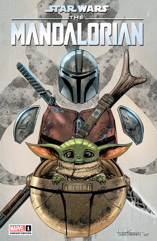 Star Wars: The Mandalorian #1 Unknown Comics Tyler Kirkham Exclusive Variant