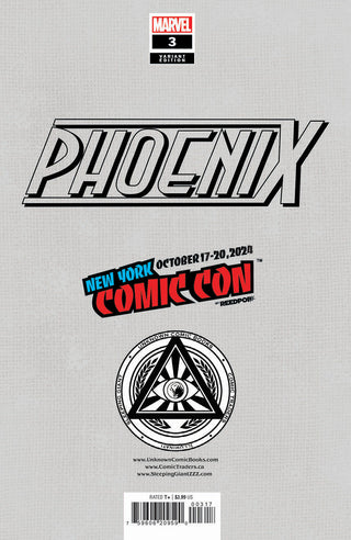 Phoenix #3 Unknown Comics Exclusive Nathan Szerdy Virgin NYCC 2024 Foil Variant