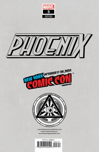 Phoenix #3 Unknown Comics Exclusive Nathan Szerdy Virgin Foil Variant - Signed By Nathan Szerdy!
