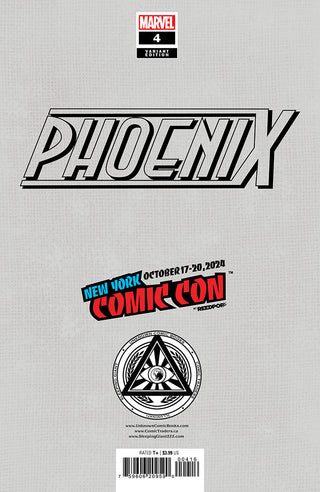 Phoenix #4 Unknown Comics Nathan Szerdy Exclusive Virgin NYCC 2024 Foil Variant