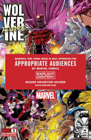 WOLVERINE REVENGE #3 RED BAND UNKNOWN COMICS KAARE ANDREWS CONNECTING COVER EXCLUSIVE VARIANT - POLYBAGGED EXPLICIT CONTENT - 2 PACK