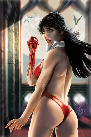 VAMPIRELLA #12 UNKNOWN COMICS RON LEARY EXCLUSIVE VIRGIN VARIANT