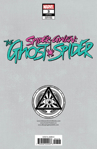 Spider-Gwen: The Ghost-Spider #3 Unknown Comics Ejikure Exclusive Variant - 2 Pack!