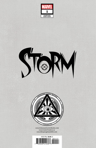 STORM #1 UNKNOWN COMICS DAVID NAKAYAMA EXCLUSIVE VARIANT SIGNED WITH COA BY DAVID NAKAYAMA