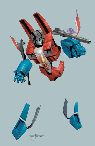 Transformers #18 Unknown Comics Tyler Kirkham Negative Space Virgin Variant!