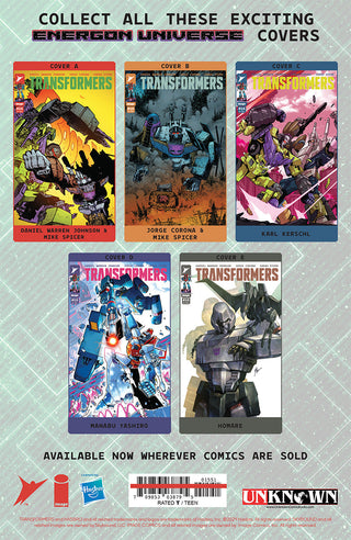 Transformers #16 Unknown Comics Chad Hardin Exclusive Virgin Foil Variant