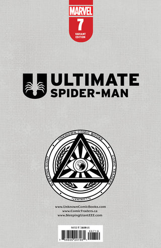 Ultimate Spider-Man #7 Unknown Comics Tyler Kirkham Exclusive Variant - 2 Pack!