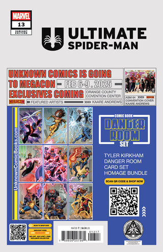 Ultimate Spider-Man #13 Unknown Comics Frany Exclusive Variant - 2 Pack!