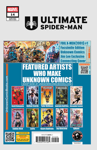 Ultimate Spider-Man #14 Unknown Comics Mirka Andolfo Exclusive Variant - 2 Pack!