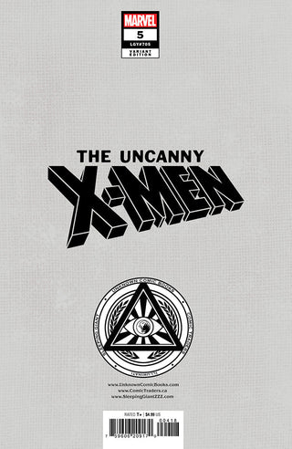 UNCANNY X-MEN #5 Unknown Comics Tyler Kirkham Exclusive Virgin Variant - Signed By Tyler Kirkham