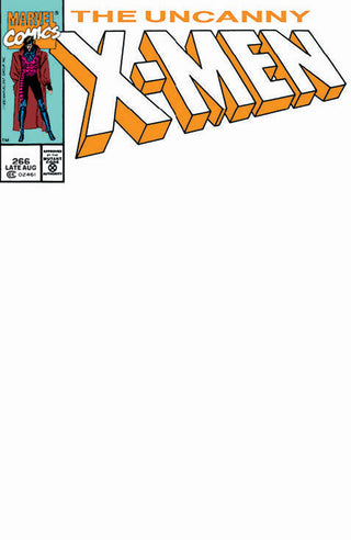 Uncanny X-Men #266 Facsimile Unknown Comics Exclusive Blank Variant!