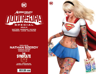 Action Comics Presents Doomsday Special #1 (one Shot) - 616 Comics Nathan Szerdy Exclusive Tattoo Virgin Variant -Signed By Nathan Szerdy!
