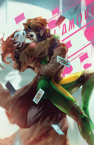 Rogue & Gambit #3 Unknown Comics Ivan Tao Graffiti Wall Exclusive Virgin Variant!