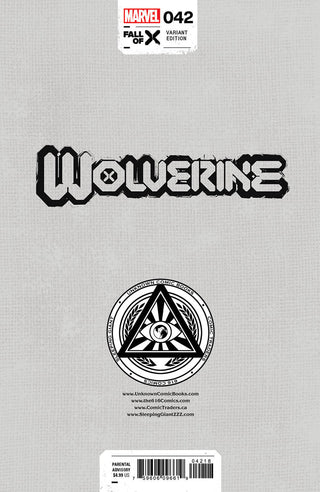 WOLVERINE #42 UNKNOWN COMICS TYLER KIRKHAM EXCLUSIVE VARIANT - SIGNED BY TYLER KIRKHAM!