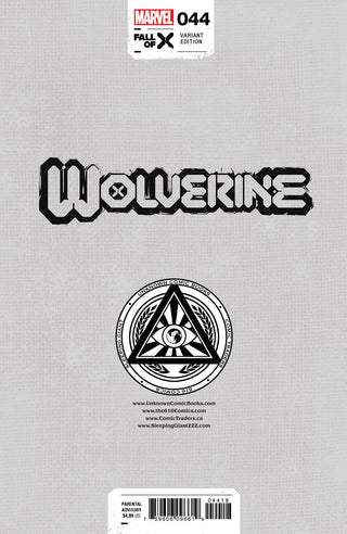 Wolverine 44 Unknown Comics Stephen Segovia Exclusive Variant - 2 Pack!