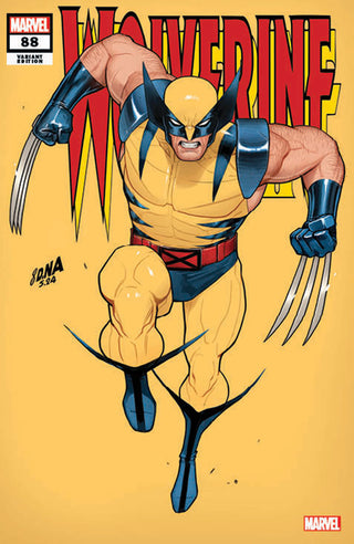 Wolverine #88 Unknown Comics David Nakayama Facsimile Exclusive Color Bleed Variant