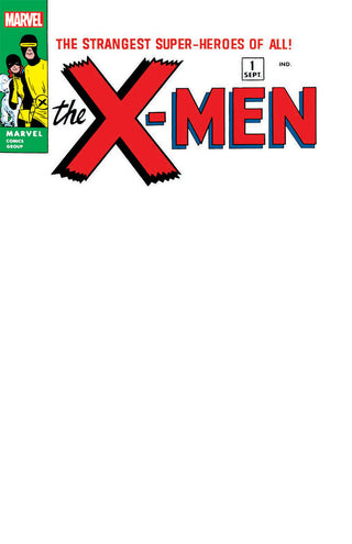 X-Men #1 Facsimile Edition Unknown Comics Exclusive 2023 Blank Variant!