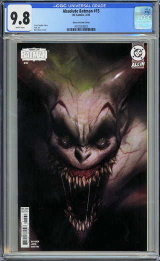 Absolute Batman #15 - Cover C - Ben Oliver Variant - CGC 9.8!