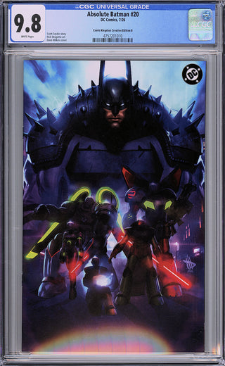 Absolute Batman #20 Comic Kingdom Dave Wilkins Virgin Variant B - CGC 9.8!