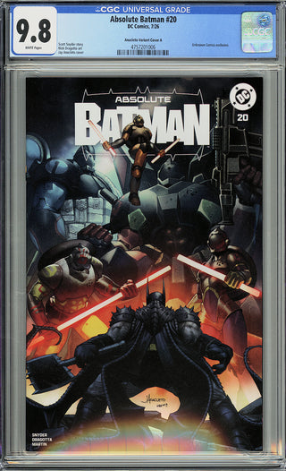 Absolute Batman #20 Unknown Comics Jay Anacleto Trade Dress Exclusive A - CGC 9.8!