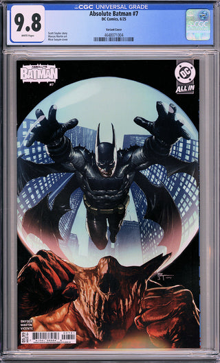 Absolute Batman #7 - Cover B - Mico Suayan Variant - CGC 9.8!