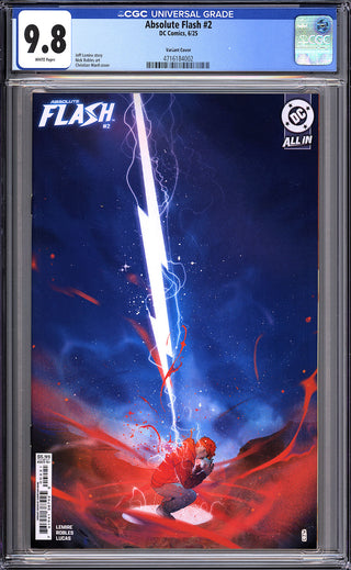 Absolute Flash #2 - Cover C - Christian Ward Variant - CGC 9.8!