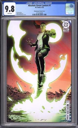 Absolute Green Lantern #1 - Cover D - Rafael Albuquerque Variant - CGC 9.8!