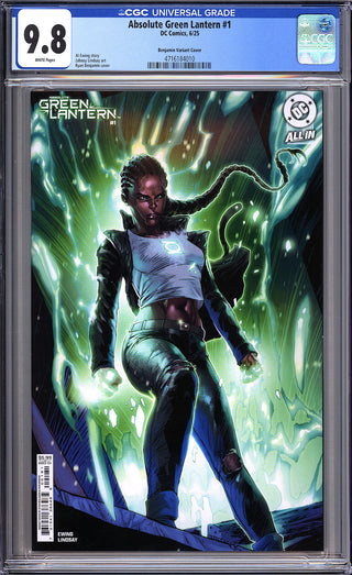 Absolute Green Lantern #1 - Cover E - Ryan Benjamin Variant - CGC 9.8!