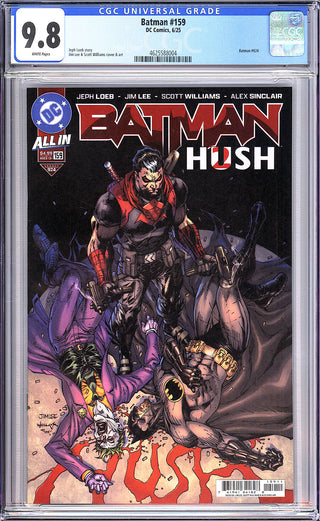 Batman #159 - Cover A - Jim Lee / Scott Williams - CGC 9.8!