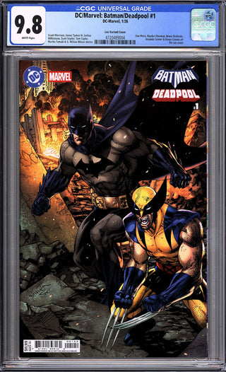 Batman / Deadpool #1 - Cover K - Jim Lee - Batman & Wolverine - CGC 9.8!