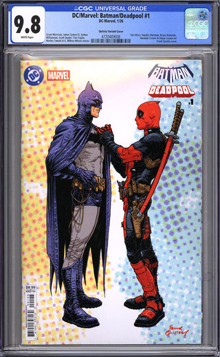 Batman / Deadpool #1 - Cover N - Frank Quitely - Batman & Deadpool - CGC 9.8!