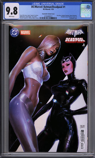 Batman / Deadpool #1 - Cover S - Sozomaika - Catwoman & Emma Frost - CGC 9.8!