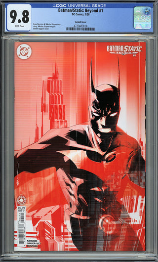 Batman / Static: Beyond #1 - Cover B - Dustin Nguyen Variant - CGC 9.8!