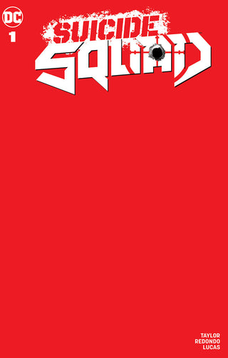 Suicide Squad #1 Unknown Comics Red Blank Exclusive Variant