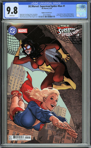 DC/Marvel Superman Spider-Man #1 - Cover I - Adam Hughes - CGC 9.8!
