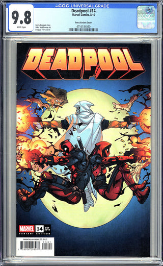 Deadpool #14 - Cover B - Pasqual Ferry Variant - Label Error - CGC 9.8!