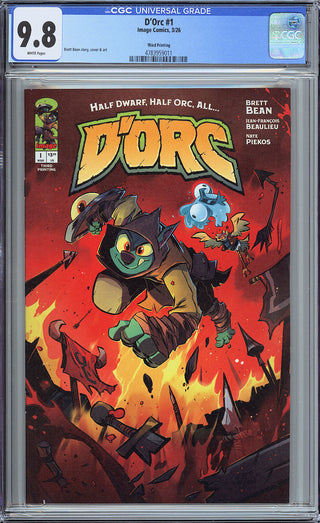 D'Orc #1 Third Printing Brett Bean - CGC 9.8!