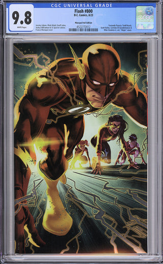 Flash #800 Cover H - Frances Manapul Foil Variant - CGC 9.8!