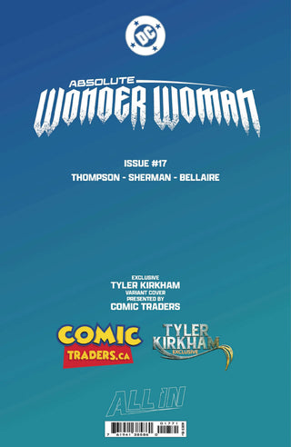 Absolute Wonder Woman #17 Tyler Kirkham MegaCon 2026 Exclusive Virgin Foil Variant!