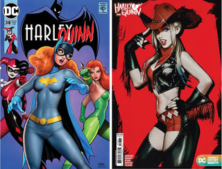 HARLEY QUINN #38 NATHAN SZERDY EXCLUSIVE HOMAGE & SOZOMAIKA COWGIRL SET