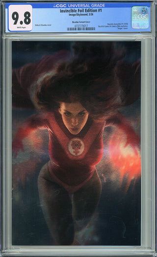 Invincible #1 - 616 Comics / Comics Elite Shikarii Virgin Foil Exclusive  - CGC 9.8!